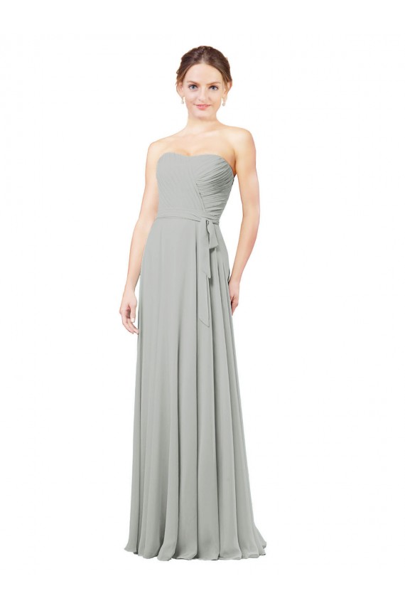 Delicately Draped Chiffon Bridesmaid Dress