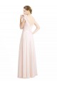 Sweetheart A-Line Chiffon Bridesmaid Dress with Ruched Lace Bodice