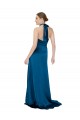 Halter Neck Silky Satin Bridesmaid Dress