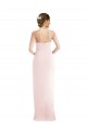 Halter Draped Tulip Skirt Maxi Bridesmaid Dress