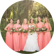 Cheap Orange Bridesmaid Dresses UK