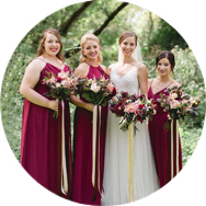Cheap Red Bridesmaid Dresses UK