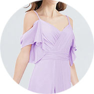 Cheap Cold Shoulder Bridesmaid Dresses UK