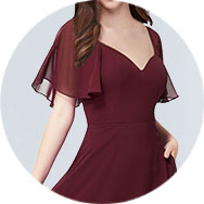 Cheap Flutter Sleeves Bridesmaid Dresses UK
